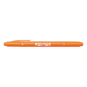 三菱えんぴつ ピュアカラー橙色サインペン PW100TPC.4
