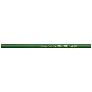 三菱えんぴつ 色鉛筆 緑 バラ K8806