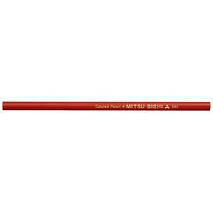 三菱えんぴつ 色鉛筆 赤 バラ K88015