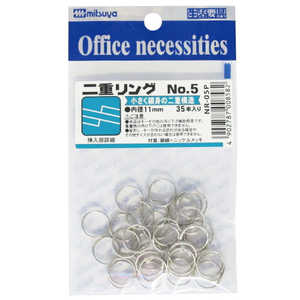 ミツヤ 二重リング11MM35本入 NR-05P ミツヤ 二重リング11MM35本入 NR-05P