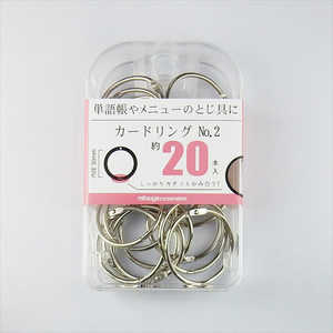 ミツヤ カードリング内径30mm 20本 BX2CR2 ミツヤ カードリング内径30mm 20本 BX2CR2