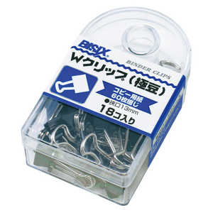 ミツヤ ダブルクリップ極豆18本 BX1-71-130 ミツヤ ダブルクリップ極豆18本 BX1-71-130