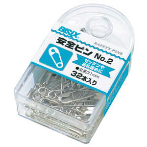 ミツヤ 安全ピン31MM32本 BX1-81-2 ミツヤ 安全ピン31MM32本 BX1-81-2