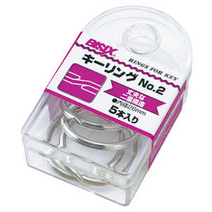ミツヤ キーリング内径26MM5本 BX1-84-2 ミツヤ キーリング内径26MM5本 BX1-84-2