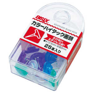 ミツヤ カラーハイタック画鋲マリン BX1-6-M ミツヤ カラーハイタック画鋲マリン BX1-6-M