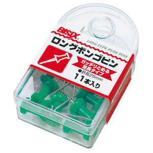 ミツヤ ロングボンゴピン 緑 11本 BX1-4-GR ミツヤ ロングボンゴピン 緑 11本 BX1-4-GR
