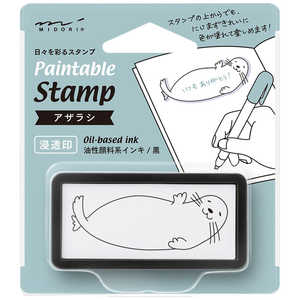 デザインフィル スタンプ 浸透印 ハーフ アザラシ柄 35506006 デザインフィル スタンプ 浸透印 ハーフ アザラシ柄 35506006