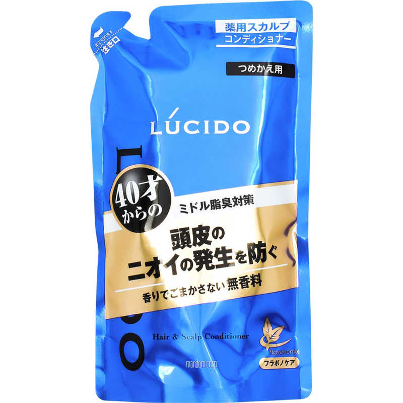 マンダム マンダム LUCIDO(ルシード) 薬用ヘア&スカルプコンディショナー つめかえ用(医薬部外品)(380g)〔コンディショナー〕  