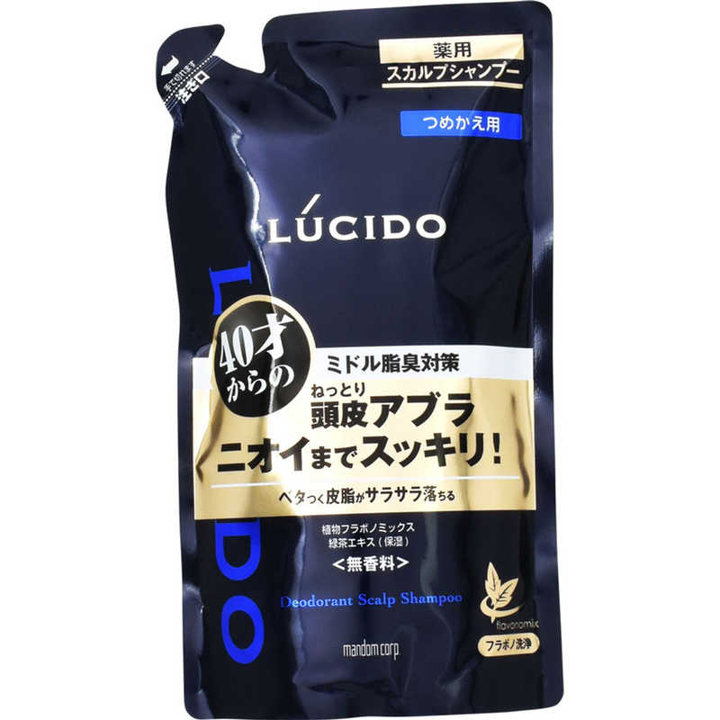 マンダム マンダム LUCIDO(ルシード) 薬用スカルプデオシャンプーつめかえ用(380ml)〔シャンプー〕  