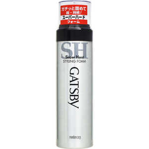 マンダム GATSBY(ギャツビー) スタイリングフォームスーパーハード(185g) 〔スタイリング剤〕 