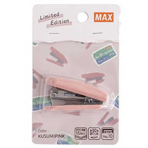 マックス (限定)ミニホッチキス HD-10P くすみピンク ZH90230 HD-10P/KP