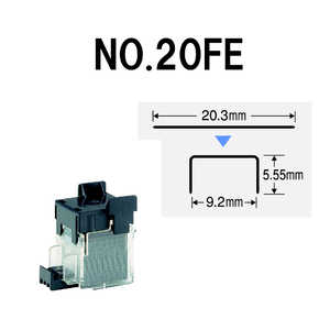 マックス 電子ホッチキスカートリッジNO20FE MS92309 マックス 電子ホッチキスカートリッジNO20FE MS92309