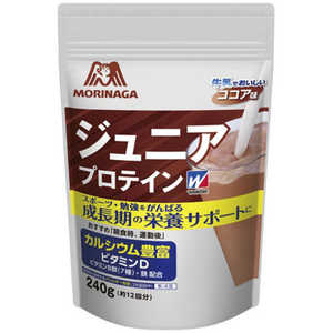 森永製菓 ホエイ & ソイプロテイン ジュニアプロテイン【ココア風味/240g・12回分】 36JMM813011P 森永製菓 ホエイ & ソイプロテイン ジュニアプロテイン【ココア風味/240g・12回分】 36JMM813011P