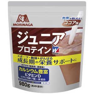森永製菓 ウィダー ホエイ & ソイプロテイン ジュニアプロテイン【ココア風味/980g・49回分】 ジュニアプロテイン ココア風味 森永製菓 ウィダー ホエイ & ソイプロテイン ジュニアプロテイン【ココア風味/980g・49回分】 ジュニアプロテイン ココア風味