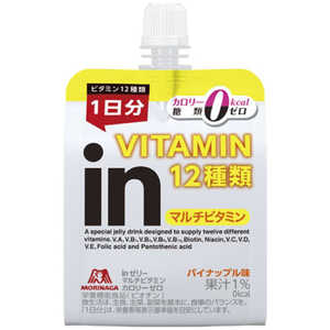 森永製菓 inゼリー マルチビタミンカロリーゼロ(パイナップル風味/180g) 36JMM20100 森永製菓 inゼリー マルチビタミンカロリーゼロ(パイナップル風味/180g) 36JMM20100