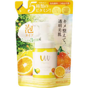 マックス 泡の洗顔料 Vita Whip(ビタホイップ)シャワーシトラスの香り つめかえ用 250mL マックス 泡の洗顔料 Vita Whip(ビタホイップ)シャワーシトラスの香り つめかえ用 250mL