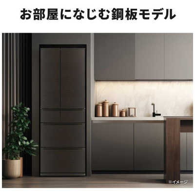 MITSUBISHI 三菱 【Aエリア限定配送】MR-JW50M-M 三菱冷蔵庫JWシリーズ【495L】ロイヤルウッド 三菱 MITSUBISHI 冷蔵庫 6ドア 495L フレンチドア(観音開き) JW