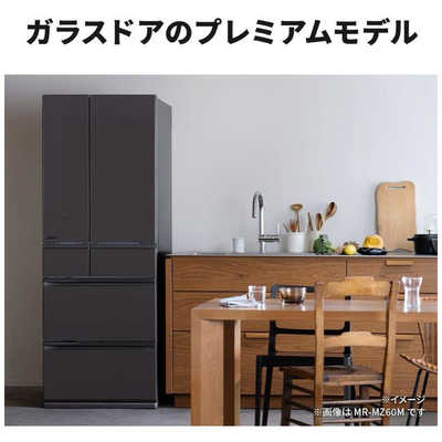 三菱 MITSUBISHI 冷蔵庫 6ドア 608L フレンチドア(観音開き) WZ