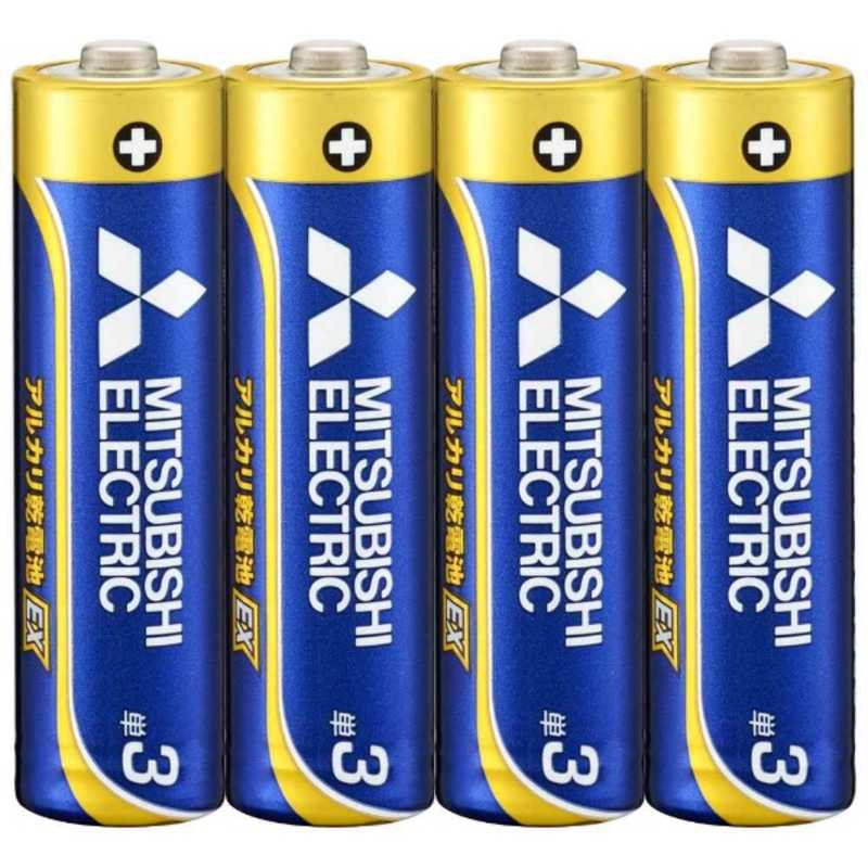三菱　MITSUBISHI 三菱　MITSUBISHI 単3電池 アルカリEX [4本/アルカリ] LR6EXD/4S LR6EXD/4S