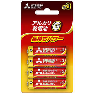 三菱　MITSUBISHI 単3電池 [4本/アルカリ] LR6GD4BP
