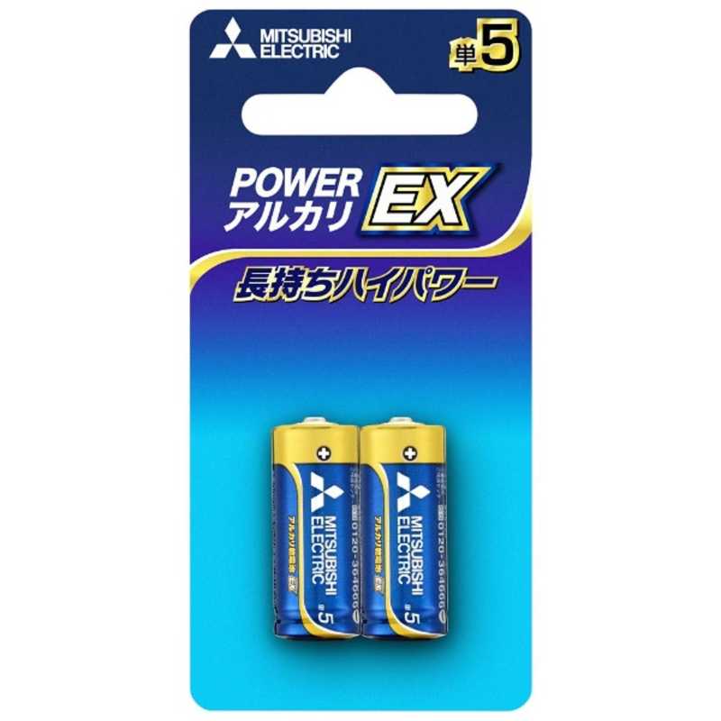 三菱　MITSUBISHI 三菱　MITSUBISHI ｢単5形乾電池｣2本 アルカリ乾電池｢アルカリEX｣ブリスターパック LR1EXD/2BP LR1EXD/2BP