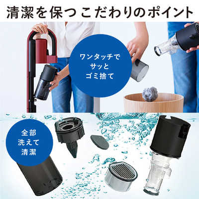 三菱 MITSUBISHI スティッククリーナー ZUBAQ [サイクロン式
