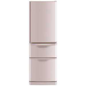 三菱　MITSUBISHI 3ドア冷蔵庫(370L･右開き) ★MR-C37C-P シャンパンピンク