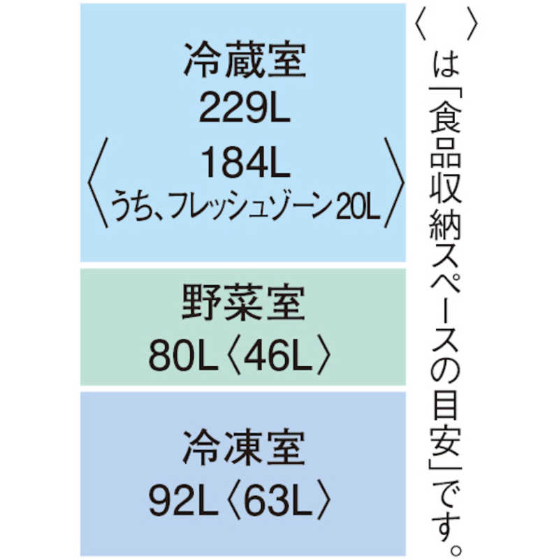 三菱　MITSUBISHI 三菱　MITSUBISHI 冷蔵庫 CDシリーズ 3ドア 右開き 401L  MR-CD40BKE-BR MR-CD40BKE-BR