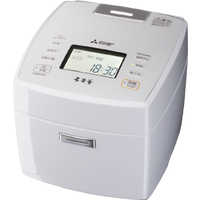 三菱 MITSUBISHI 炊飯器 5.5合 本炭釜 月白（げっぱく）IH NJ-VWD10-W