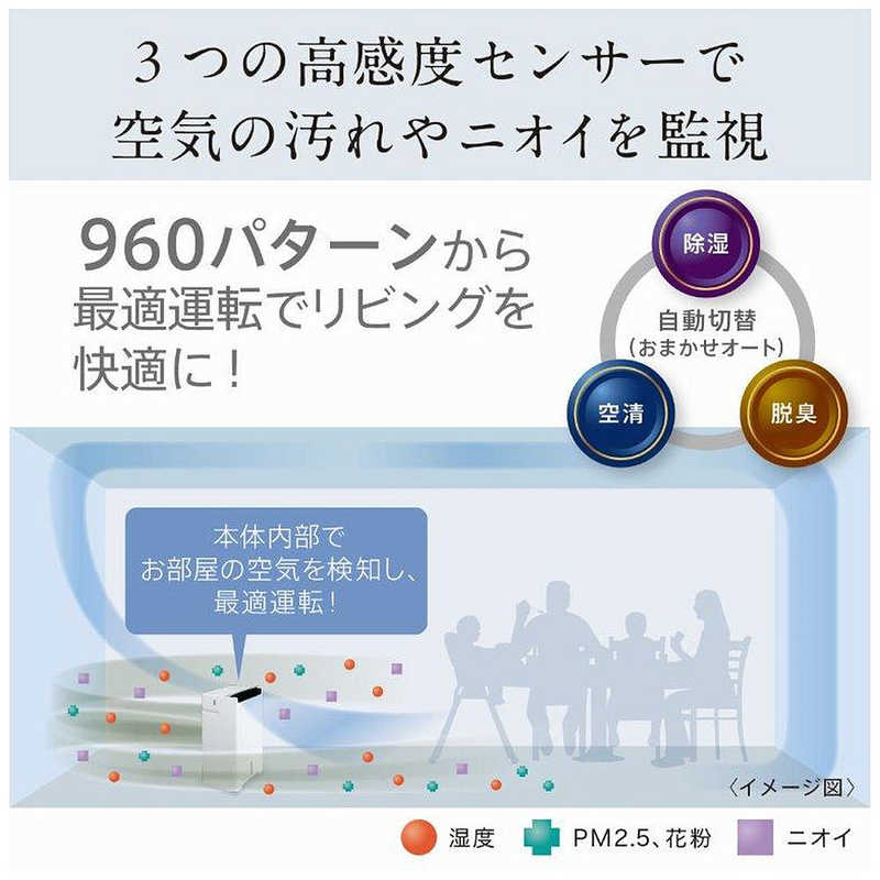 三菱　MITSUBISHI 三菱　MITSUBISHI 【アウトレット】空清脱臭除湿機 美空感 コンプレッサー方式 30～61畳目安 タンク容量5.5L ホワイト MJ-PHDV24WX-W MJ-PHDV24WX-W