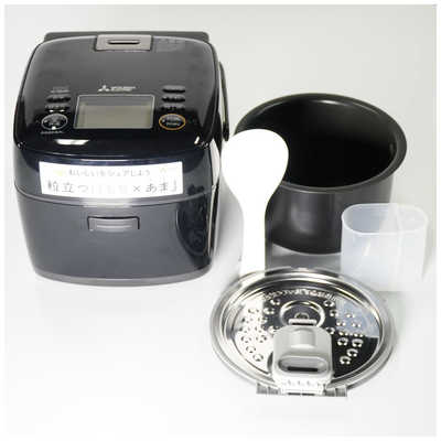 三菱 MITSUBISHI 炊飯器 3.5合 炭炊釜 IH 黒曜 NJ-SE06F-B の通販