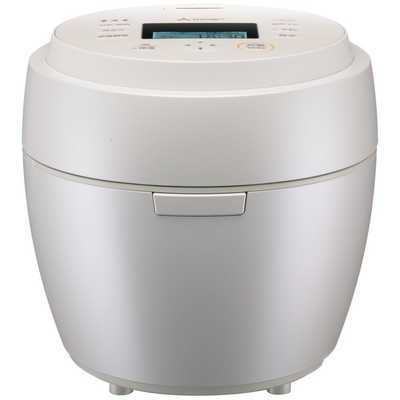 三菱 MITSUBISHI 【アウトレット】炊飯器 5.5合 本炭釜 紬 IH 白