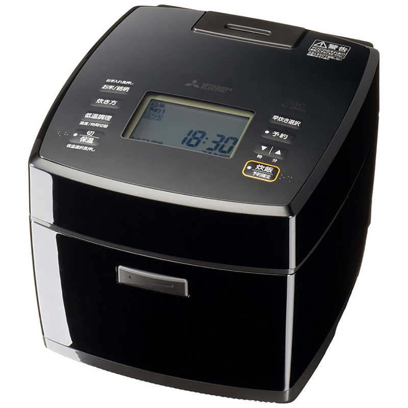 三菱 MITSUBISHI 【アウトレット】炊飯器 5.5合 炭炊釜 IH 黒曜 NJ-VP10G-B の通販 - カテゴリ：冷蔵庫・キッチン