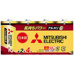 三菱 MITSUBISHI 単2 アルカリG 4本 LR14GR/4S 三菱 MITSUBISHI 単2 アルカリG 4本 LR14GR/4S