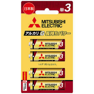 三菱 MITSUBISHI 単3 アルカリG 4本 LR6GR/4BP 三菱 MITSUBISHI 単3 アルカリG 4本 LR6GR/4BP