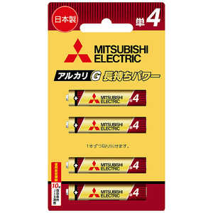 三菱 MITSUBISHI 単4 アルカリG 4本 LR03GR/4BP 三菱 MITSUBISHI 単4 アルカリG 4本 LR03GR/4BP