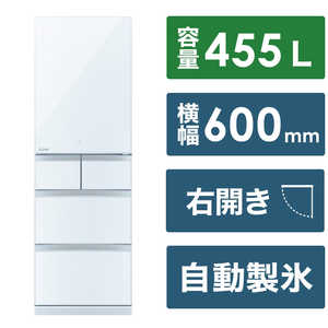 ɩ MITSUBISHI ¢ 5ɥ BD꡼ 60.0cm 455L  MR-BD46K-W ꥹԥ奢ۥ磻