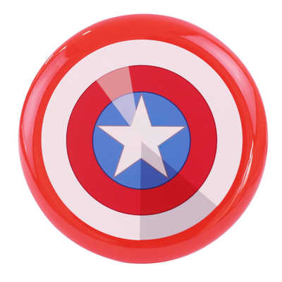 キャプテンアメリカ盾　ダメージ加工 (プラスチック製) キャプテン・アメリカ シールド(ダメージ) - メルカリ