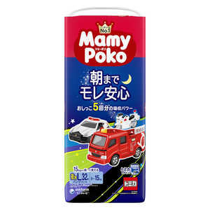 ユニチャーム マミーポコ夜用パンツ L トミカ・プラレール 32枚 