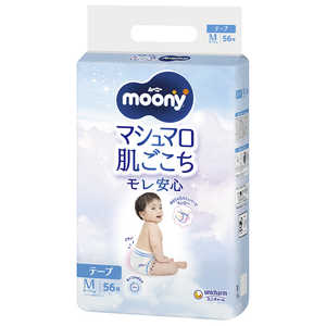 ユニチャーム moony (ムーニー)テープ M(6?11Kg)56枚