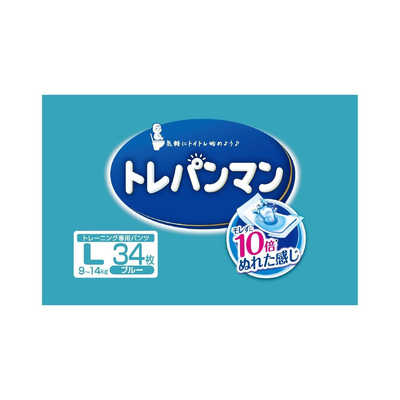 ユニチャーム トレパンマンブルーL 34枚 の通販 | カテゴリ：日用品 