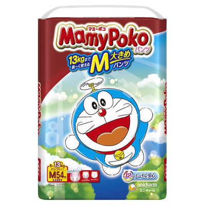 MOKA3kidsマミー♪ですm(_ _)m ユニチャーム MamyPoko(マミーポコ)パンツ M(6-13kg)54枚