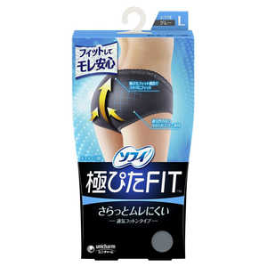 ユニチャーム (sofy(ソフィ)) ナチュラルフィットL ブルーグレイ〔サニタリー用品(生理用品)〕 ユニチャーム (sofy(ソフィ)) ナチュラルフィットL ブルーグレイ〔サニタリー用品(生理用品)〕
