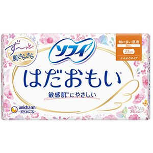 ユニチャーム ソフィ はだおもい 特に多い日の昼用 23cm 羽なし 24枚入 ユニチャーム ソフィ はだおもい 特に多い日の昼用 23cm 羽なし 24枚入
