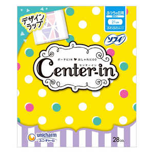 ユニチャーム センターイン ふわふわタイプ ふつうの日 羽なし 28コ入×2 ユニチャーム センターイン ふわふわタイプ ふつうの日 羽なし 28コ入×2