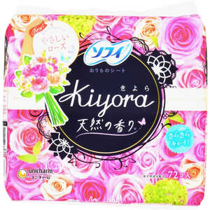 ユニチャーム ソフィ Kiyora(きよら) 72枚入 ローズの香り ユニチャーム ソフィ Kiyora(きよら) 72枚入 ローズの香り
