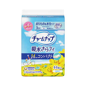 ユニチャーム 吸水さらフィ パンティライナー コンパクト 無香料 44枚 