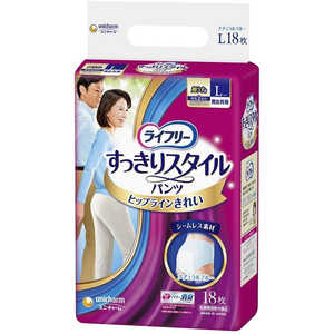 ユニチャーム ライフリー すっきりスタイルパンツ ブルー L 18枚 ユニチャーム ライフリー すっきりスタイルパンツ ブルー L 18枚