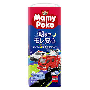 ユニチャーム マミーポコ夜用パンツ B トミカ・プラレール 28枚 