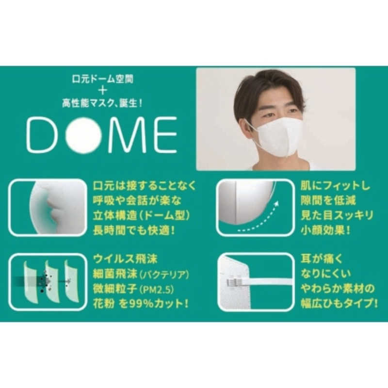 山崎産業 山崎産業 コンドルC 立体型ドームマスク ふつうサイズ 30枚入り   